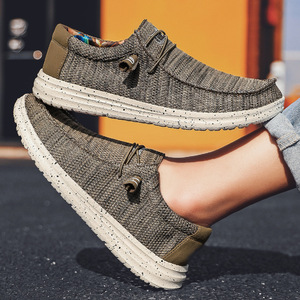 Mocasines transpirables para hombre, zapatos informales ligeros sin cordones, zapatillas cómodas para caminar con suela suave - Product Image 2