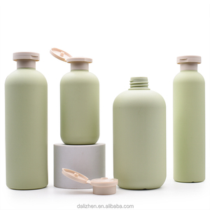 200ml 300ml 500ml nouveau design bouteilles de <span class=keywords><strong>shampoing</strong></span> givré bouteille de lotion verte bouteille de cosmétique - Product Image 6