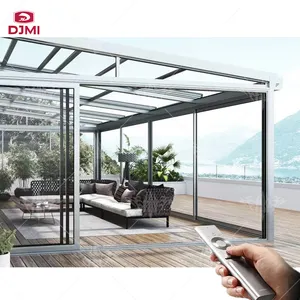 sunroom attached house abs glass solid wall modular garden room aluminium porch summer house or garden buildings