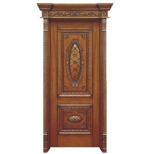 Cửa gỗ nội thất gỗ sồi rắn cổ điển cửa gỗ sồi nội thất cửa gỗ cho ngôi nhà - Product Image 2