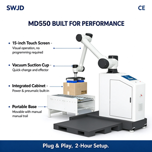 Robot Paletizador de Servicio Pesado de 50 kg, Alcance de 1900 mm, Apilamiento de Cajas, Robot de Paletización Totalmente Automático - Product Image 4