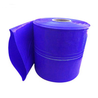 Tuyau d'irrigation flexible en PVC à décharge plate de 2, 4, 6, 8, 10, 12, 16 pouces pour eau et eaux usées