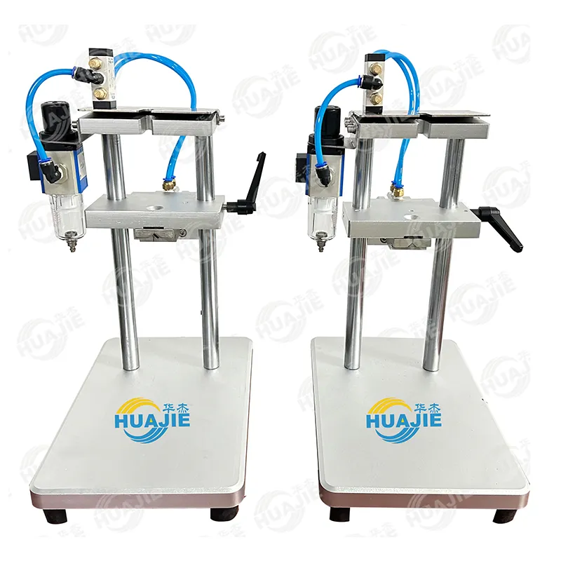 Huajie máquina de corte de tubo de plástico, pulverizador do tubo de plástico de perfume, cortador em v, equipamento de corte de tubo de loção
