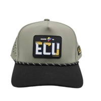 Gorra Snapback Impermeable con Visera Curva y Logotipo de Goma Personalizado