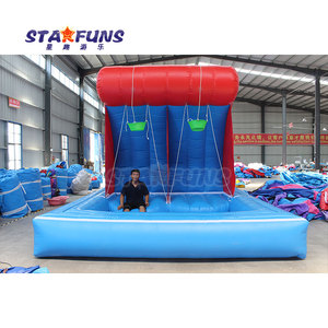 Juego de cubo de hielo de PVC comercial, juego de Carnaval inflable, tanque de ruleta de Gunge inflable, tanque de Gunge de agua inflable a la venta - Product Image 1