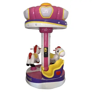 Máquina de carrusel que funciona con monedas Máquina de parque de atracciones para niños Entretenimiento para niños Paradise Mini carrusel