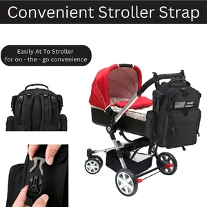 Benutzer definierte Heavy Duty Outdoor Daddy Travel Taktische Windel tasche Papa Baby Windel Rucksack mit Wickels tation Bett