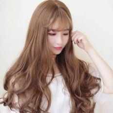 Demi-perruque mode pour femmes avec perruques ondulées cheveux longs - Product Image 1