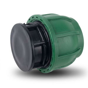 Bouchon de compression en polypropylène vert basse pression pour raccord de tuyau d'irrigation, connecteur d'alimentation en eau, moulage par injection OEM - Product Image 1