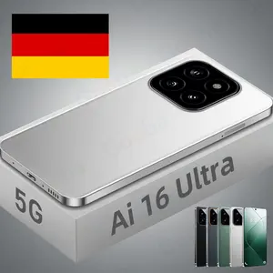 Ponsel pintar Android Ai 16 Ultra Celular oem oem populer Jerman 5g 7.3 inci 10 inti harga rendah pengiriman cepat