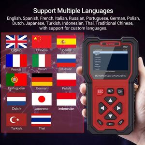 New TopDiag M201 Universal Motorcycle Diagnostic <b>Scanner</b> Engine Analyzer for /Yamaha/Suzuki 1 Year Warranty Wifi Update - Product Image 3