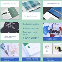 Conception de brochure promotionnelle pour entreprise d'impression, livret de quatre pages imprimé en couleur sur papier couché, catalogue pratique en PDF à pages tournantes