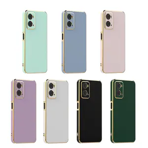 Capa de telefone inteligente galvanizada, capa de telefone tpu radium para meninas para realme 8 9 9i c31 c35 c30 narzo 50 pro 5g