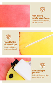 Almohada <span class=keywords><strong>de</strong></span> Flores Eléctrica USB <span class=keywords><strong>de</strong></span> Felpa Suave <span class=keywords><strong>y</strong></span> Cómoda, Alivio del <span class=keywords><strong>Dolor</strong></span>, Ayuda para Dormir para la <span class=keywords><strong>Cabeza</strong></span> - Product Image 5