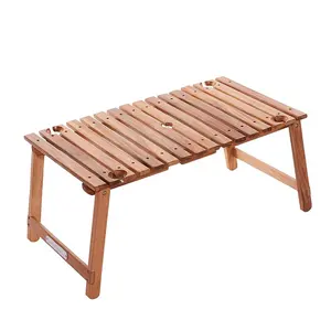 Enjoy Relaxing Outdoor Easy to Carry and Set Up wood foldable tables and chairs