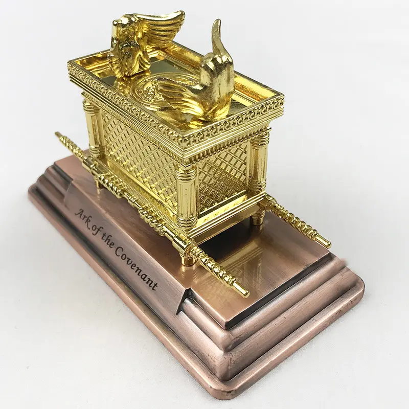 Israel Judaism Alloy Ark Home Decoration Christian Jewish Supplies Party Gift Gold Lamp Table Ark Of The Covenant