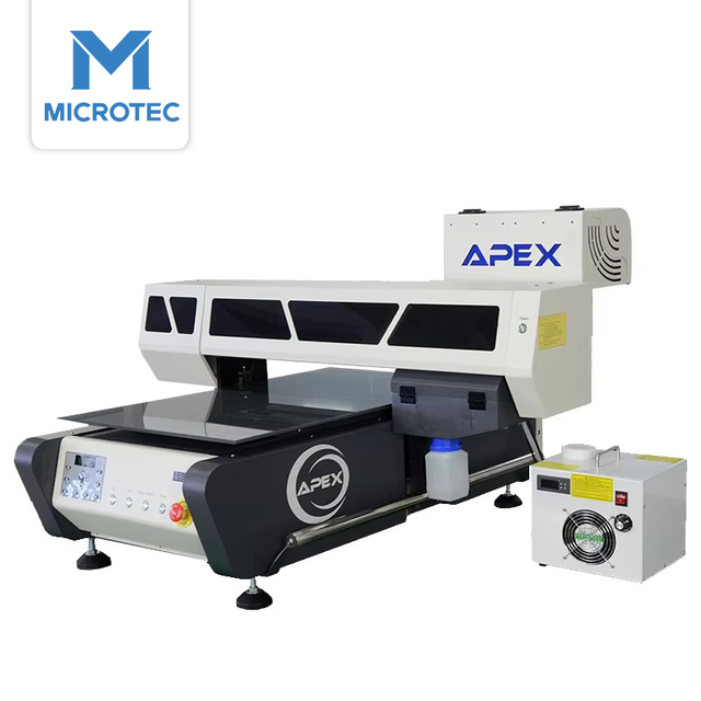 Microtec Apex UV6090 A3 Digital Flatbed Industrial UV Printer Machine for Glass/Acrylic/Ceramic Printing