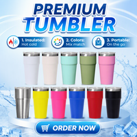 Bouteille d'eau durable et portable de 16 oz, tasse de voyage en acier inoxydable à double paroi, thermos de voiture empilable avec technologie sous vide