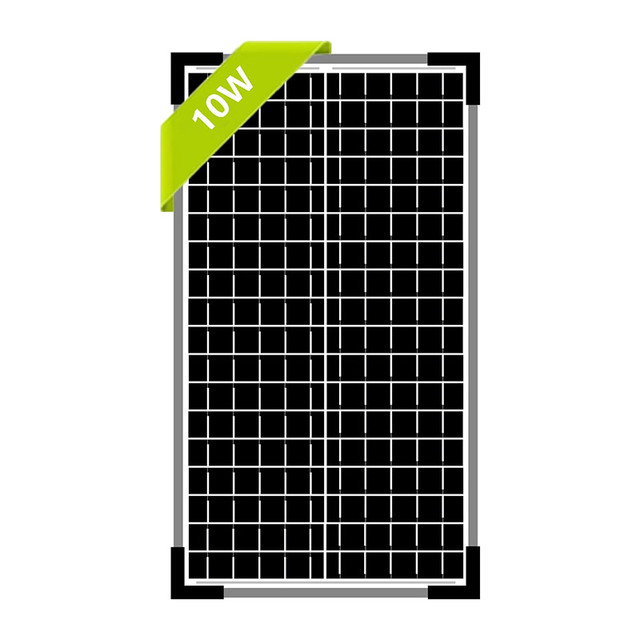 Monocrystalline Photovoltaic Modules 10W 20w 30w 40w 50w Small Solar Panel Mini Solar Panel Glass Front Cover for IoT Project