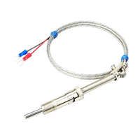 Sensor de Temperatura RTD PT100 Flexible de 300 Grados, 3, 4 y 6 Cables, Resistente al Agua, Sensor RTD de Platino PT1000