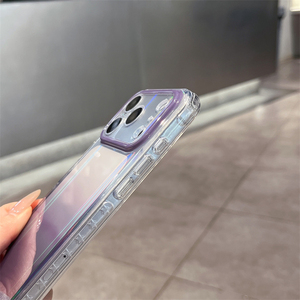 IMD Aurora Laser Gradient Lens <b>Protector</b> <b>Phone</b> Case For iPhone 17 16 15 Pro Max,for iphone 17 case with green laser - Product Image 4