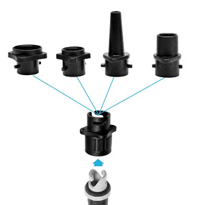ปั๊มลมมือแบบมัลติฟังก์ชั่น หัวแปลงอะแดปเตอร์สำหรับเติมลม หัวฉีด - Product Image 6