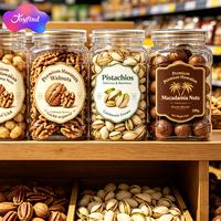 Étiquettes autocollantes personnalisées en rouleau avec impression de logo, autocollants de marque, autocollants alimentaires personnalisés pour étiquettes de noix de supermarché