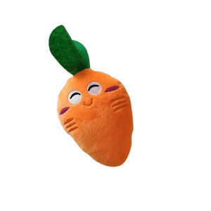 Giocattolo da masticare piccolo animale con funzione cigolante di Design sostenibile di frutta e verdura piccoli cani - Product Image 3