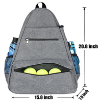 Sac de rangement pratique pour raquettes de tous sports, pour femmes et hommes, pour ranger des raquettes de tennis, des pagaies de pickleball, des raquettes de badminton, sac de pickleball