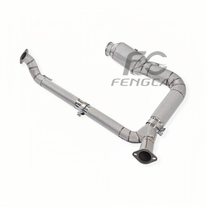 OEM Car Performance Exhaust Header for Porsche 718 2.0T 2.5T 2019-2025 Exhaust Pipes Downpipe with Heat Shield - Product Image 5