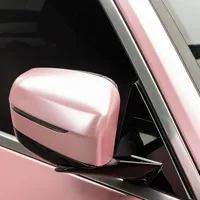 Film de Vinyle Rose Brillant Premium pour Voiture, Autocollant Moto DIY, Film Adhésif Auto-Adhésif à Libération d'Air pour Changement de Couleur de Voiture