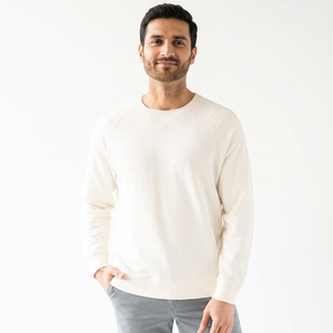 Sweat-shirt à col rond en molleton 100 % polyester de qualité supérieure pour homme, coupe ajustée, brodé, hiver 2026 – Meilleures ventes - Product Image 1