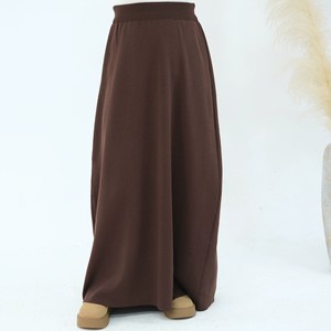 Ensemble Abaya 2 Pièces Modeste pour Femme Musulmane, Haut et Jupe en Tricot, Vêtements Islamiques Hiver-Printemps, Ensemble Coordonné - Product Image 4