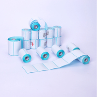 Rollo de etiquetas adhesivas de código de barras de 40x30mm, rollo de etiquetas adhesivas de Papel térmico para impresora móvil