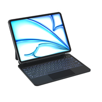 Magic Keyboard Ultra Slim 7-Color Backlit Touchpad USB Type-C Wireless untuk iPad Air 10.9/11-Baru