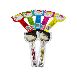 Wholesale <strong>Cat</strong>-shaped Sweet <strong>Milk</strong> Chocolate Sauce Candy Toy with Umbrella Toys - Product Image 2