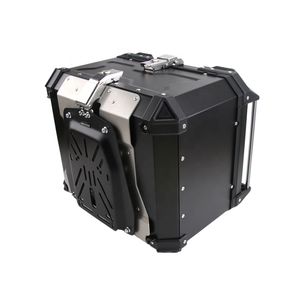 55L 80L moto produits en aluminium boîte supérieure boîte arrière boîte de rangement de bagages pour BMW <span class=keywords><strong>Honda</strong></span> Forza300 coffre - Product Image 2