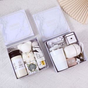 Business Practical <b>Small</b> Pink Gift Set-Activity Suit & Glass Thermos Cup Embroidery Umbrella for Staff Welfare Client Present - Product Image 5