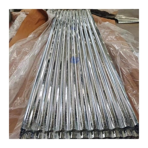 Tôle de <span class=keywords><strong>fer</strong></span> ondulé galvanisé en Zinc de calibre 22 pour les types de tôle de toiture au kenya, maison au Ghana - Product Image 1