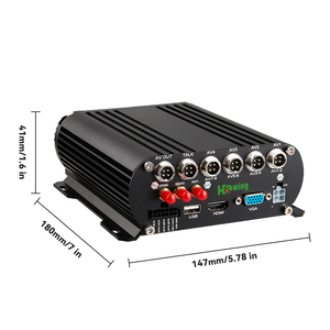 Hệ thống giám sát an ninh xe hơi di động 4 kênh AHD mdvr mini di động <span class=keywords><strong>DVR</strong></span> HDD/sd thẻ ghi 3G 4G WIFI video hộp đen - Product Image 4