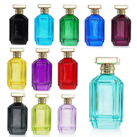 Botella de Perfume Personalizada de 100 ml a Precio de Fábrica, con Caja, Botella Negra de Lujo para Perfume de Hombre y Mujer