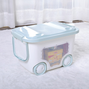 Solución de almacenamiento moderna de Gran capacidad para el hogar para niños, caja de almacenamiento de ropa de juguete de PP, organizador, rollo de aluminio rectangular - Product Image 4
