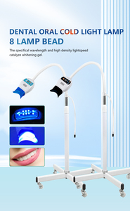 Lampe de blanchiment dentaire LED à lumière froide, appareil mobile de soins bucco-dentaires, unité de blanchiment portable à trois couleurs - Product Image 5