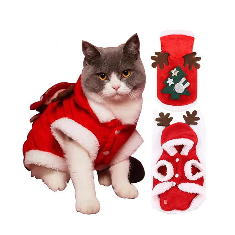 Toptan Polyester tasarım noel kostüm süsler xxxl köpek giysileri çorap evcil hayvan giysileri noel kedi köpek için