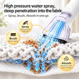 Aspiradora Profesional Portátil Cyclone Deep Cleaner Multifuncional para Sofás, Mascotas, Hogar y Hotel, 400W, Función Húmedo/Seco, Eléctrica - Product Image 4