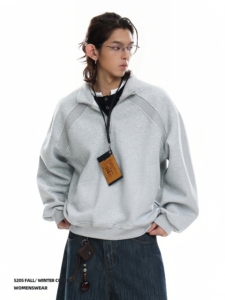 <span class=keywords><strong>Sweat</strong></span>-shirt à <span class=keywords><strong>capuche</strong></span> en coton décontracté et ample, tendance automne, avec logo personnalisé, style rétro, couleurs contrastées, unisexe, col rond, pull-over - Product Image 3