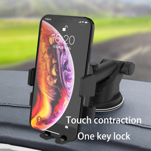 Earldom ที่วางโทรศัพท์ติดรถยนต์สำหรับแดชบอร์ดและกระจกหน้ารถรองรับการดูดโทรศัพท์มือถือ GPS แบบปรับได้ - Product Image 3