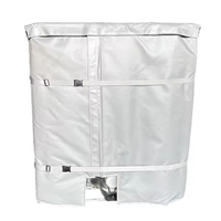 Couverture chauffante IBC de qualité assurée, montage/démontage rapide, contrôle de température 0-150, en silicone, tissu, électrique