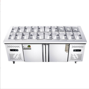 Chất lượng đảm bảo thép không gỉ salad tủ lạnh salad truy cập lạnh truy cập hàng đầu salad Bar - Product Image 1