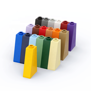 Bloques de Construcción BEBRICKS Serie <span class=keywords><strong>4460</strong></span>, Pieza Inclinada 75 2x1x3, Bloque Hueco Abierto, Juguete de Construcción para Niños, Sets de Bloques MOC - Product Image 1